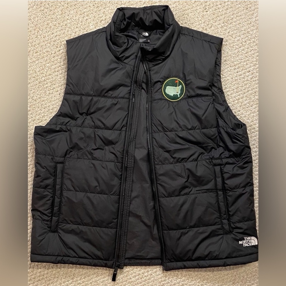 The North Face XL Mens Everyday Insulated Vest Jacket.  The Masters Patch Logo